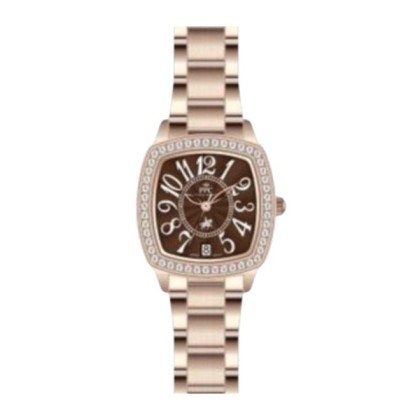Paris Polo Club PPC-EJ04-RG-BR Brown Dial Women Watch